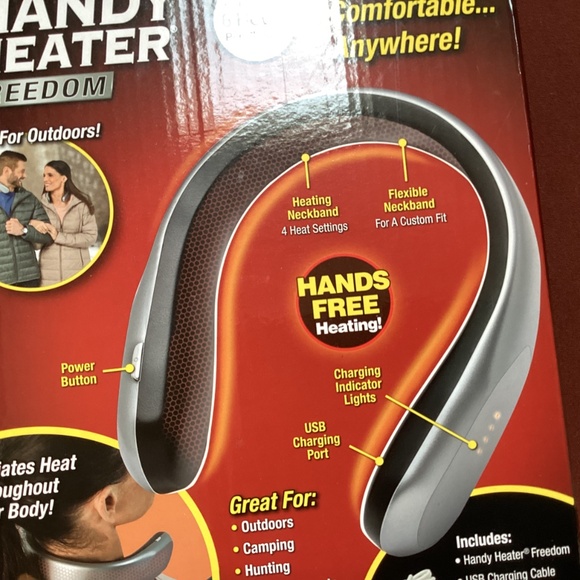As Seen On TV Handy Heater Freedom wearable personal heater New in box - Picture 2 of 8